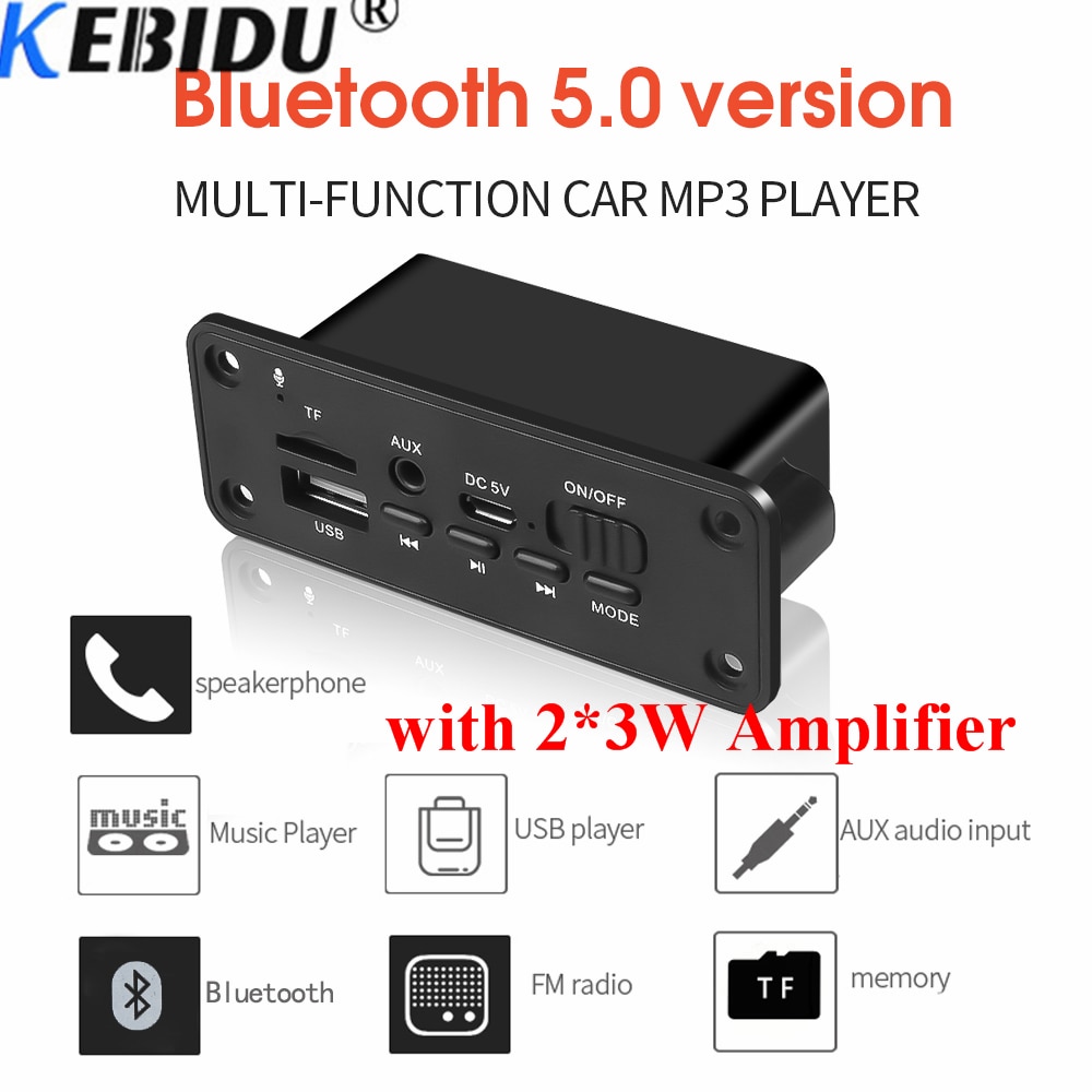 Kebidu-2x3 W  DC 5V MP3 WMA   5.0 ..
